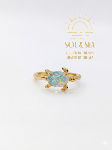 Sol sea synthetic opal 9ct - sol,