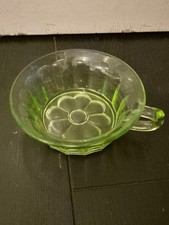 Vintage Uranium Glass Cup Dish