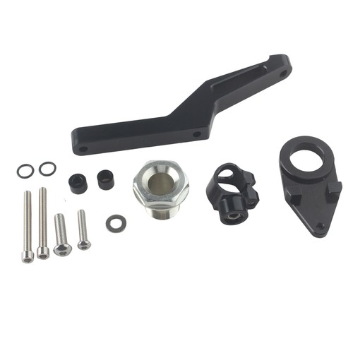 Cnc steering damper bracket - cnc,