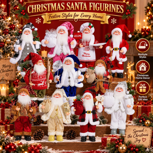 Standing santa claus - standing,
