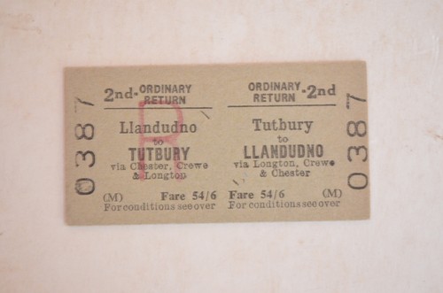 Railway ticket brb llandudno - brb,