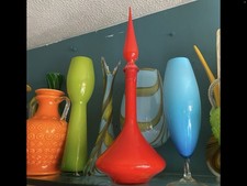 60s Cased Empoli Decanter With Stopper In Mint Condition ?