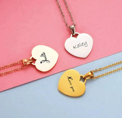 Personalised pendant with - pendant,