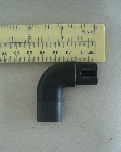 Iec320 right angle - c7, c8