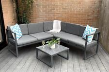 Chester Corner Lounge Set, Grey - Garden Furniture Outdoor/ Indoor