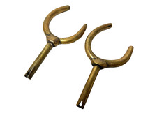 ANTIQUE BRONZE / BRASS LONG BOAT ROWING OARLOCKS ROWLOCKS