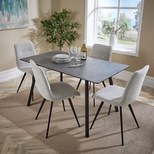 Dining Set 140cm Table 4