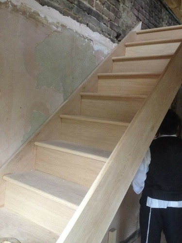 Hardwood oak staircase - oak,