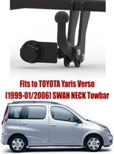 Swan Neck Tow Bar For TOYOTA Yaris Verso (1999-2006) & NO ELECTRICS - T229