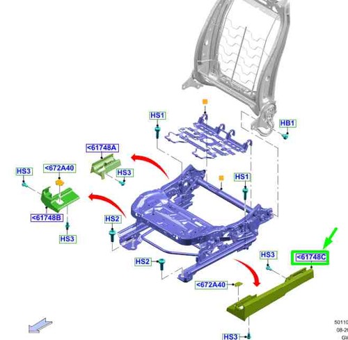 Ford mustang mach front - mach-e, seat