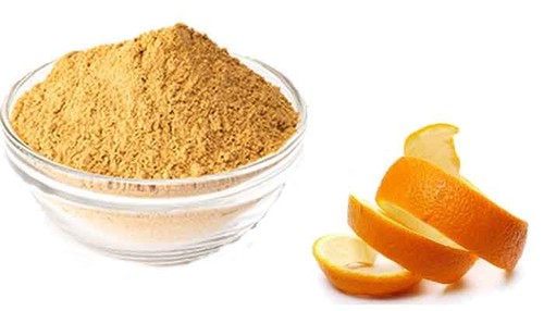 Orange peel powder citrus - orange,
