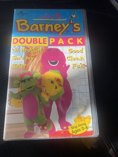 Barney double vhs - barney, in