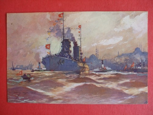 Ww1 harry heusser art c - heusser, p/c