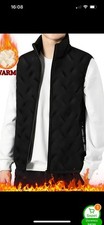 For Men fleece-lined sleeveless Jacker for autumn and winter