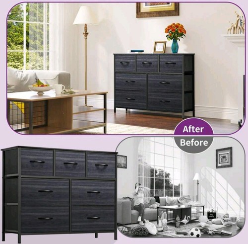 Wide chest drawers with - drawers,