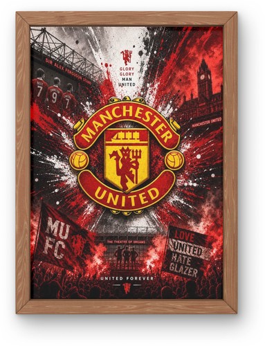 Manchester united poster old - manchester,