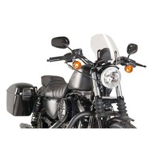 PUIG NAKED FAIRING N.G. TOURING FOR HARLEY D. SPORTSTER 1200 CUSTOM 04-10 TRANSP