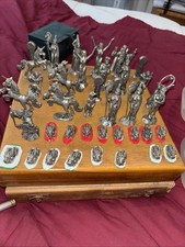 Cornish Pewter Figures X 40 King Arthur - Unicorns- Dragons- Celtic Stones