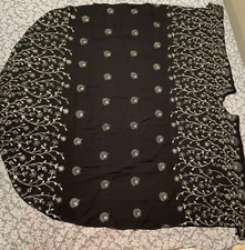 Elegant Black Embroidered