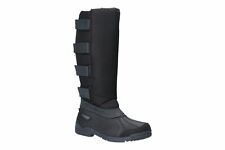 Cotswold Kemble Black Textile Weather Wellingtons TPR Textile