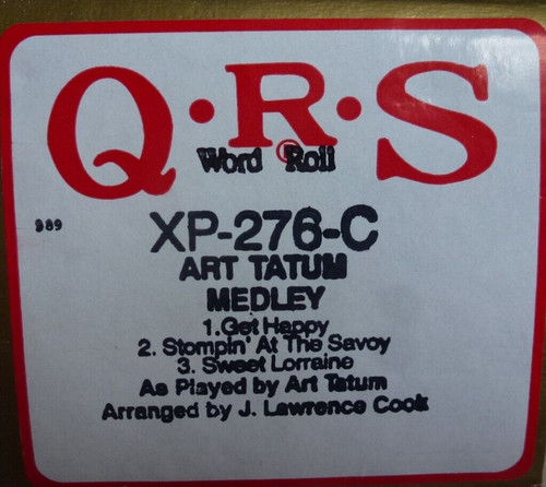 Pianola word roll large - pianola,