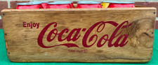 Vintage “Enjoy Coca Cola” Wooden Bottle / Can / Glasses Carrier / Crate / Box
