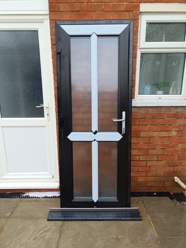 New unused upvc door h - **new, door**