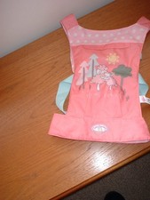 ZAPF CREATION BABY ANNABELL  ACTIVE BABY DOLL SHEEP CARRIER/SLING 3+ EXC CON