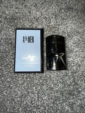 Thierry Mugler A*Men 2ml Miniature Eau De Toilette Metal Flask Refillable Boxed