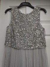 Lipsy Grey Sequin Embellished