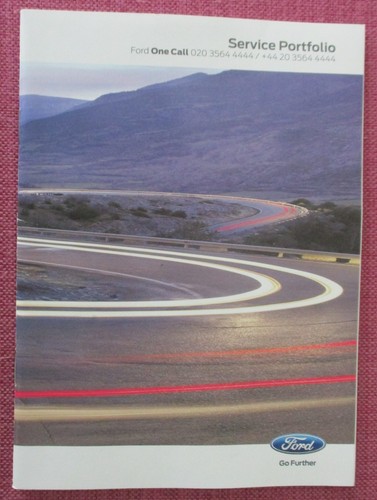 Ford service book - print),