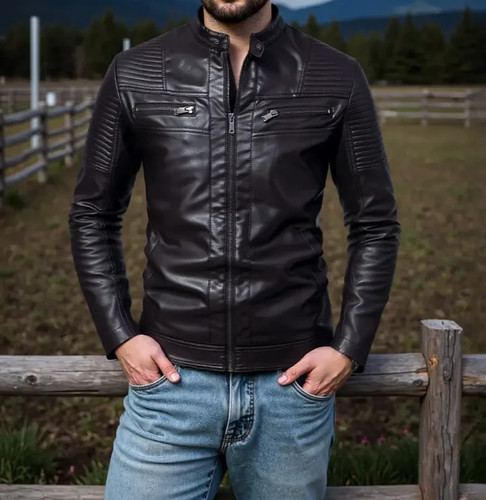 Mens black pure lambskin - black,
