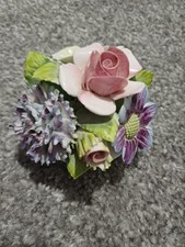 Royal Adderley Bone China Floral Arrangement Bowl Mixed Flowers. Made in England