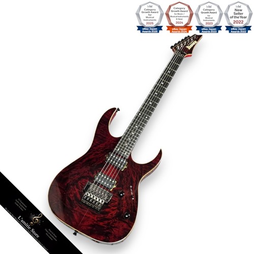 Ibanez jcrg1701 deep coral - deep, red