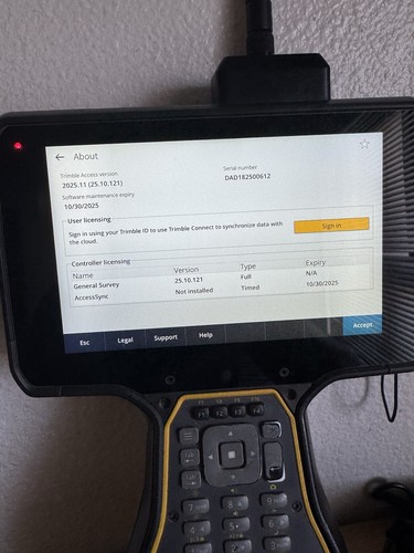Trimble tsc7 gps - gps, robotic