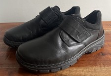 Rieker Antistress Women’s Black Leather Adjustable Shoes UK Size 7/Eur Size 40