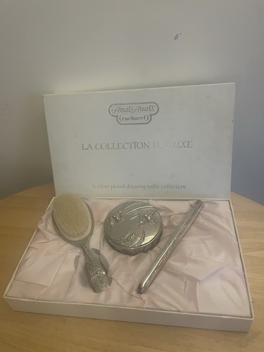 Silver plated dressing table - silver,