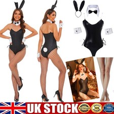 Womens Sexy Roleplay Bunny Girl Cosplay Costume Set Rabbit Outfit Fancy Dress