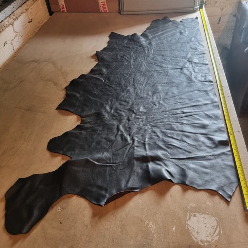 Dark brown leather - brown, hide