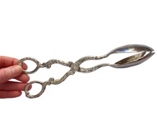 Vintage Buffet Tongs Art Deco Picnic Cutlery Utensils Buffet Clips Sporks EVC