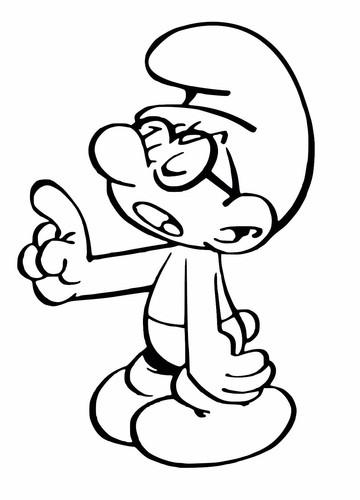 Smurf car decal sticker - car, /