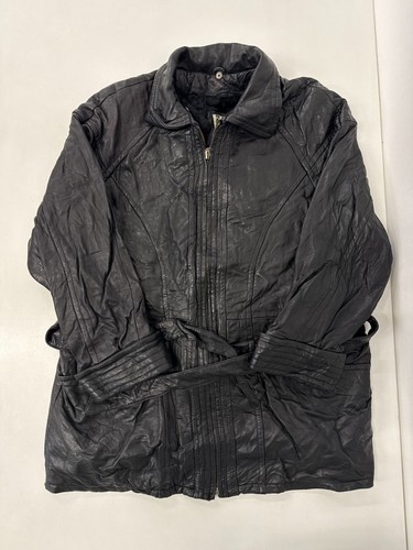 Vintage retro leather jacket