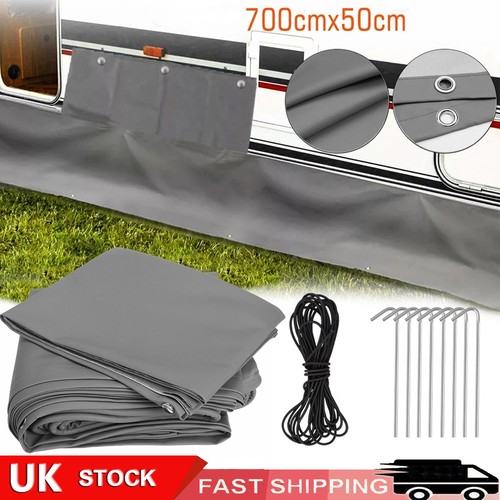 Caravan awning draught skirt - caravan,