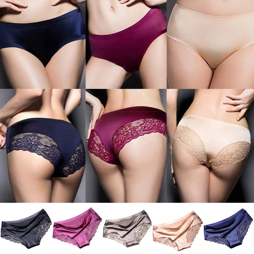 Shiny satin silky knickers - shiny,