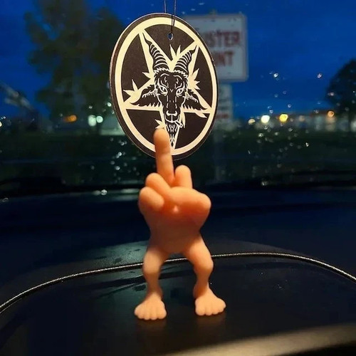 Funny middle finger figurine - funny,