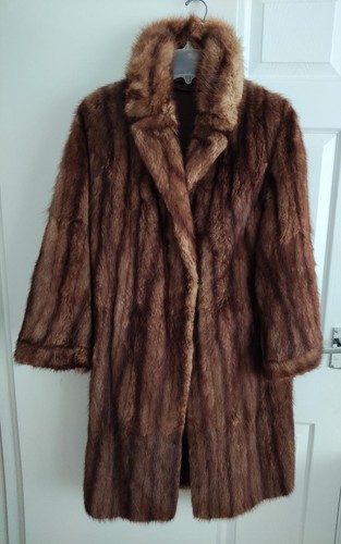 Ladies genuine mink fur coat - genuine, ~