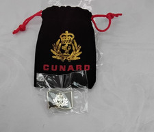 Cunard PLATINUM Tier Loyalty lapel pin/brooch New. Only available on ship.