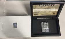 ZIPPO 2003 PLAYBOY 50TH ANNIVERSARY LIMITED ED ARMOR LIGHTER SEALED IN BOX 02h