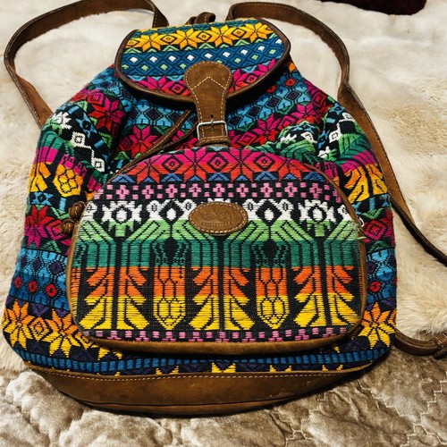 Guatemalan huipil leather - guatemalan,