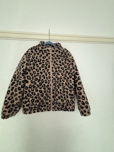Teddy coat leopard - leopard, zip